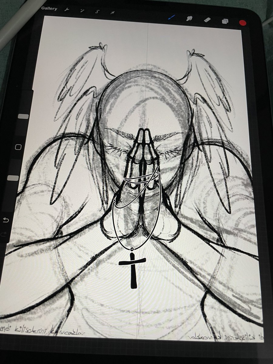 I don’t usually like drawing on procreate, but since i wasn’t home, i got bored and did a scribble, it was fun :3
Don’t mind his bald head pls
#rkgk