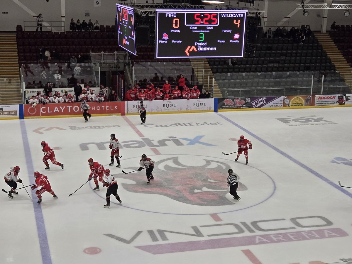 Victory for #Swindon <a href="/WildcatsNIHL2/">Swindon Wildcats 2</a> at the <a href="/VindicoArena/">Vindico Arena</a> Ice Arena #Wales tonight.

<a href="/CardiffFireIHC/">Cardiff Fire</a> 0-4 Wildcats 2

Goals from Cal Forhsee, Jake Williams &amp; a brace from Charlie Turner do the damage on derby day, as the points &amp; bragging rights go back to #Wiltshire w/ a shutout.