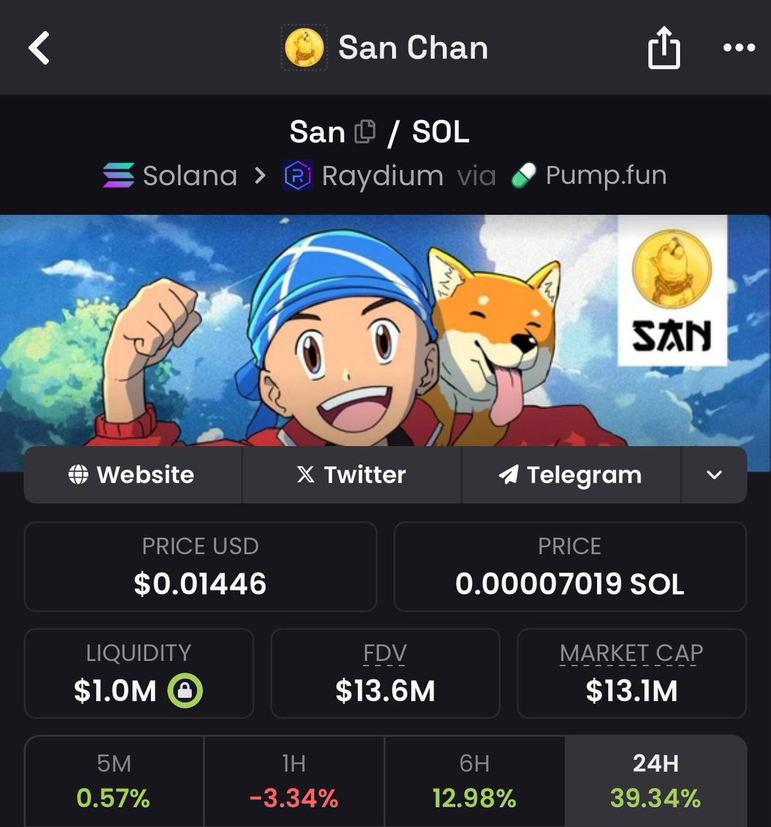 <a href="/slingdeez/">slingoor</a> Everyone knows the biggest and fastest runners are the coins no one owns

$SAN will lead and by a WIDE margin to kickstart the final leg just like bonk did to bring us to solana and just like wif did to create the supercycle