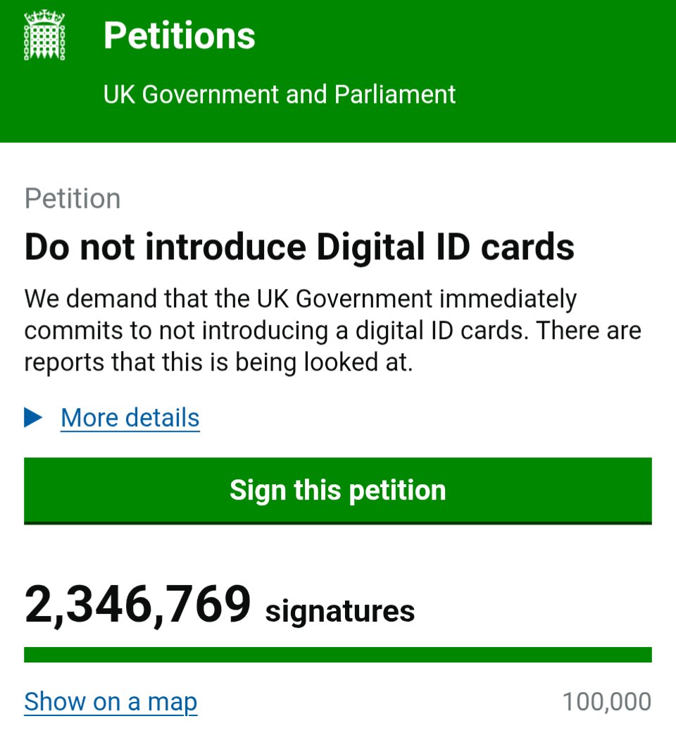 ThisIsGreatBrit's tweet image. Just so you know, digital ID is required to introduce (CBDC). The EU is introducing CBDC in November after the introduction of digital ID and are planning to raid private savings to fund their increased defence spending.
Put a stop to this beefed up communism NOW!

#DoNotComply