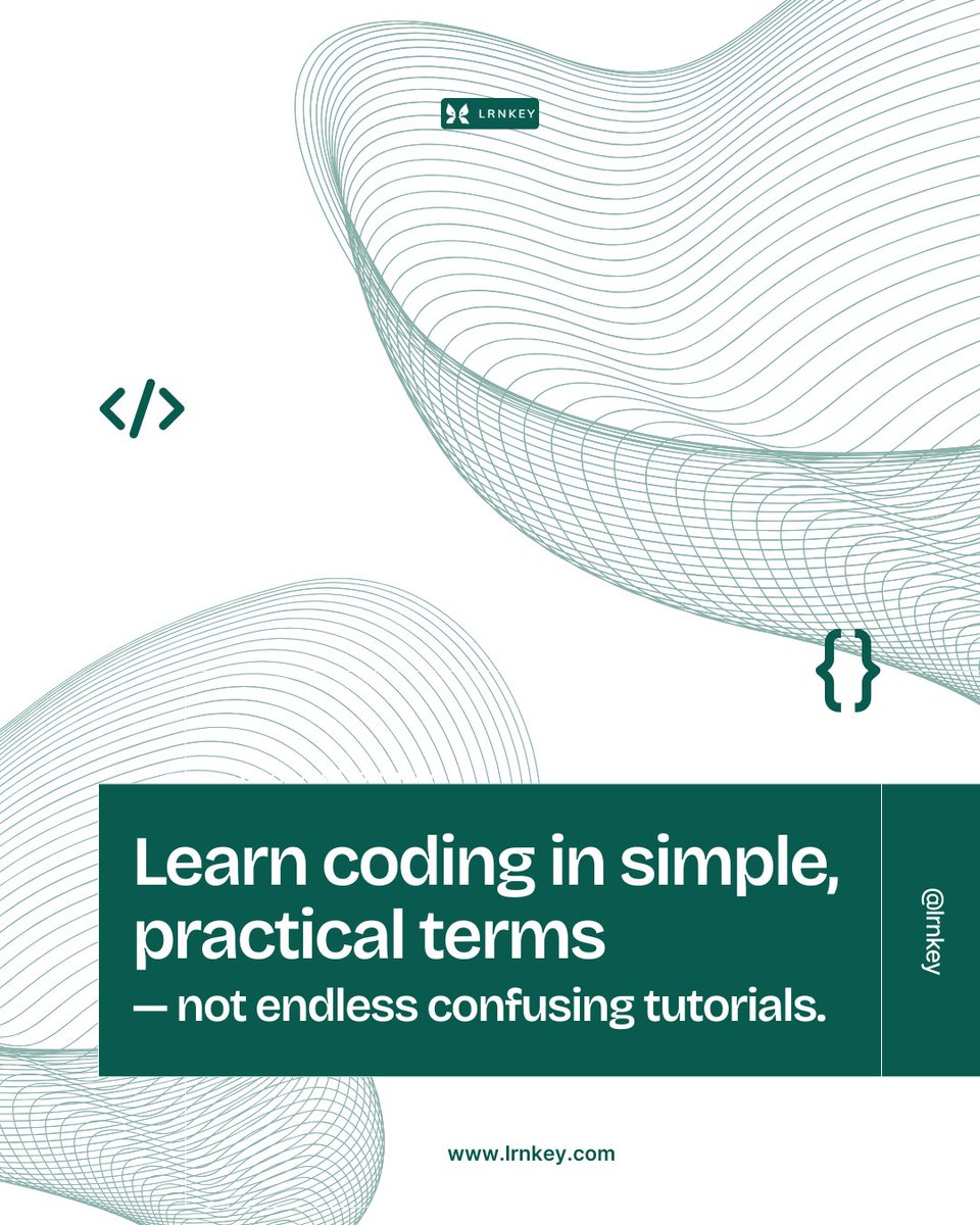 lrnkey's tweet image. Lost in endless tutorials that don’t make sense? 

Ashan makes coding click. 

With 8+ years of experience, he breaks down even the scariest concepts into simple, practical lessons. 

🚀 Learn to code smarter, not harder — only on Lrnkey.

#Lrnkey #Tutor #TutorPlatform