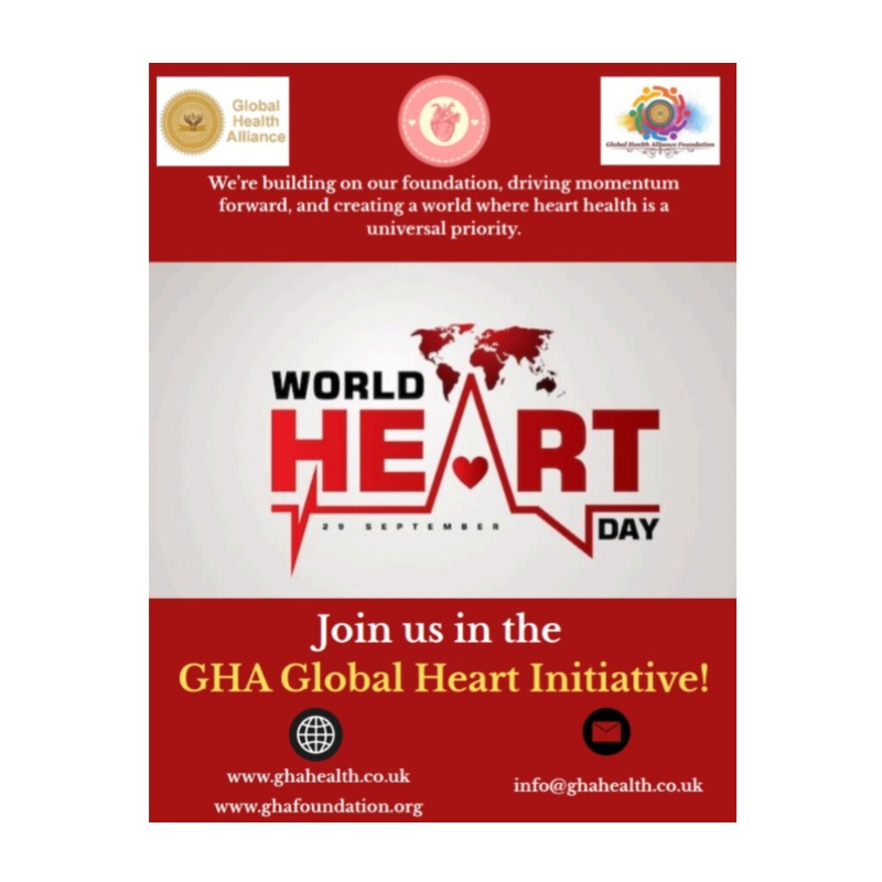 GhaHealth's tweet photo. 🌍❤️ This #WorldHeartDay, GHA &amp; GHA Foundation renew our oath to empower communities, spread awareness &amp; save lives through global heart health education &amp; CPR training. 💙

Join the GHA Global Heart Initiative:
👉 https://t.co/iguuJnCxsg
 | https://t.co/RTZ1oEjijj

#HeartHealth