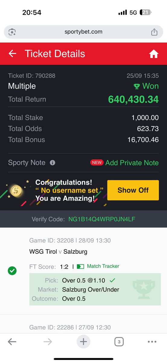 t_miles01's tweet photo. Indeed a long ride☺️☺️… long shot boom 💥. The season just get started. Let’s go….
@Mrbankstips @woozzaabets https://t.co/9Gf07mufO1
