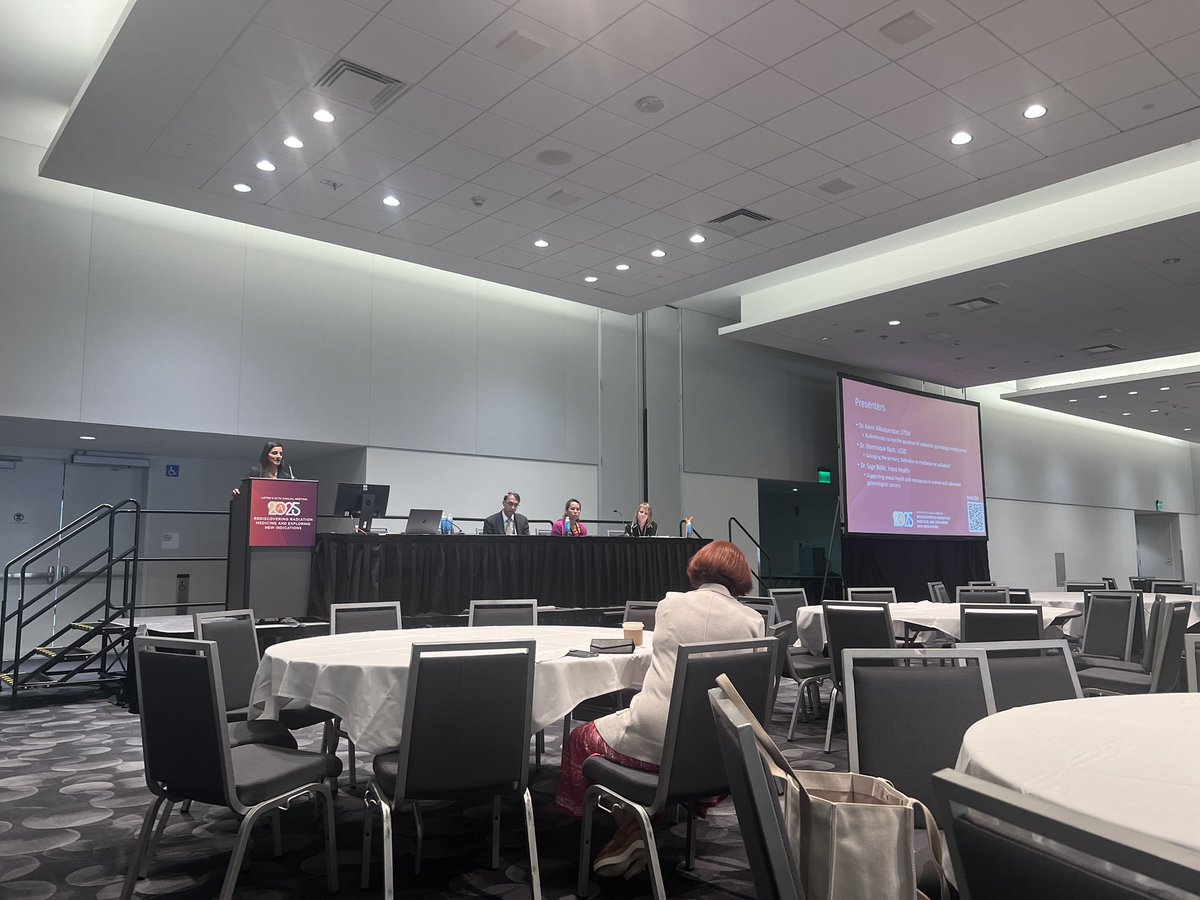 Back in the homestretch of the PRO program at #ASTRO2025 with an engaging session on advanced gyn malignant management <a href="/GynRadonc/">Kevin Albuquerque</a>