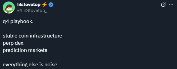 xeetdotai's tweet image. Oh?

Leaderboards on Xeet this week.

Stablecoin infra project: Tomorrow✅
Perp Dex: Launching this week ✅
Prediction Markets: Myriad running ✅

Xeet is the key to your Q4 playbook