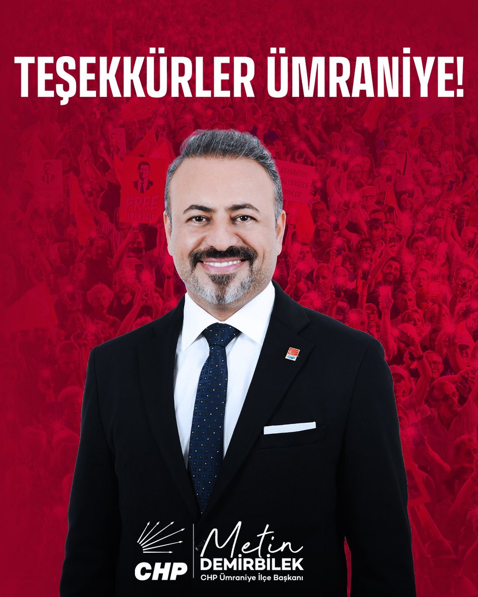 Değerli yol arkadaşım,
Ümraniye’de birlikte büyük bir başarıya imza attık. Bu zafer, yalnızca bir listenin değil; tüm delegelerimizin, üyelerimizin ve örgütümüzün ortak emeğidir.

Biliyoruz ki asıl mücadele şimdi başlıyor. Birlikte Ümraniye için çalışmaya, dayanışmayı büyütmeye