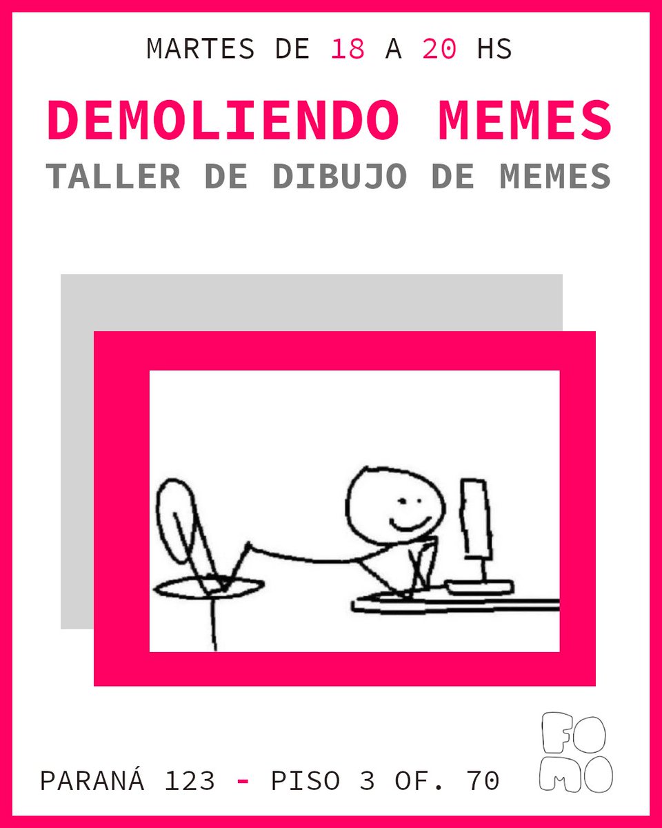 artefomo's tweet photo. Talleres en Octubre 😎 https://t.co/ngotjBub2Z