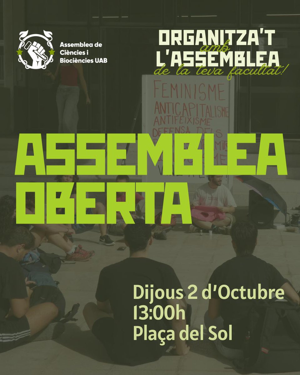 Assemblea (Bio)Ciències tweet media