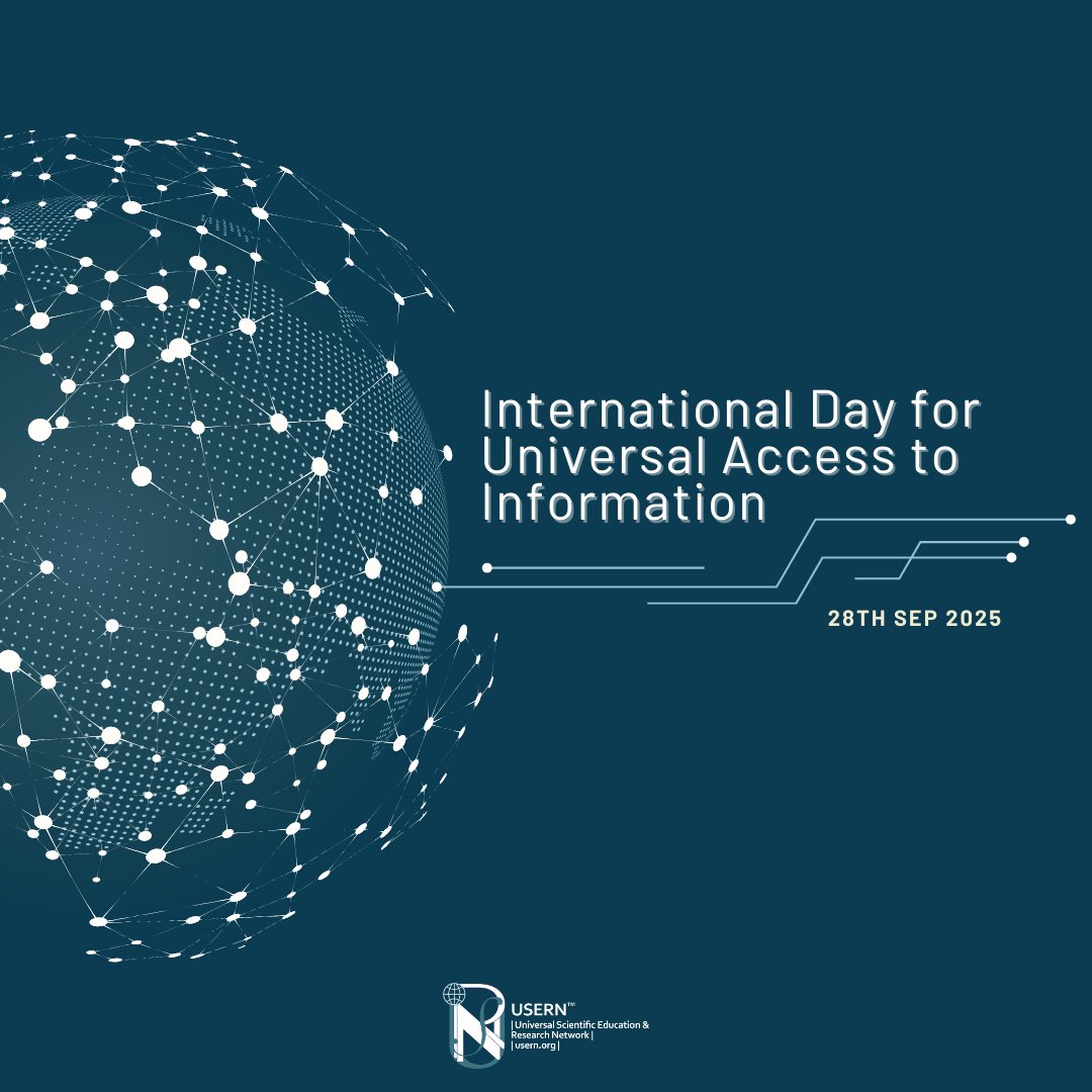 Usern_net's tweet photo. 🌍Today on the International Day for Universal Access to Information, we honor the right to knowledge for all.
One of USERN’s 2025 papers, “AI in Science &amp; Society: The Vision of USERN” by our Advisory Board, shows how AI is reshaping the future.
Read more:https://t.co/4dDqjrdbfB https://t.co/4K47ifH8O8