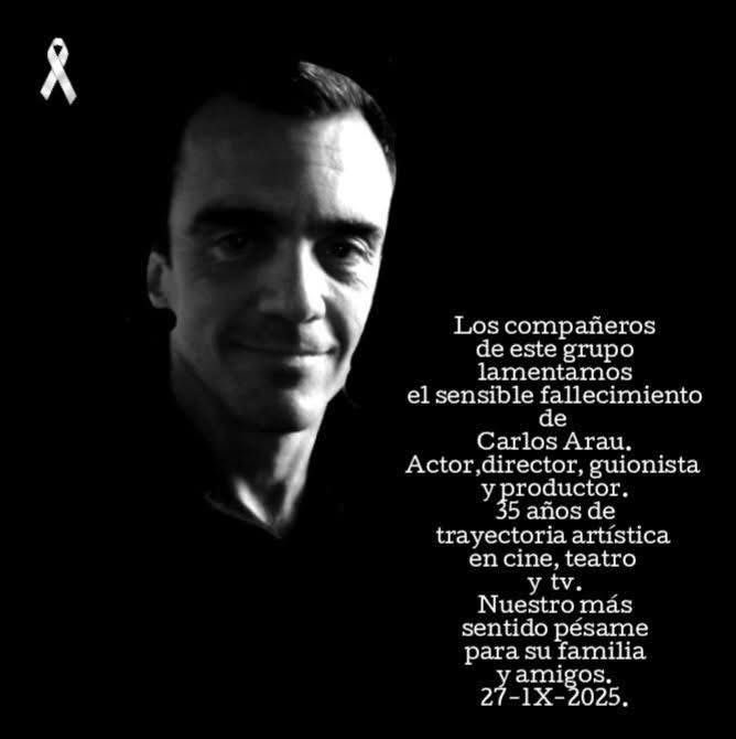 eliassolorio's tweet image. Descansa en paz, Carlos Arau . Buen actor y buena persona . 🙏🏻