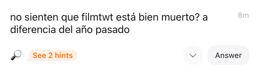 un poco si, siento que están más activas las cuentas que no hablan español