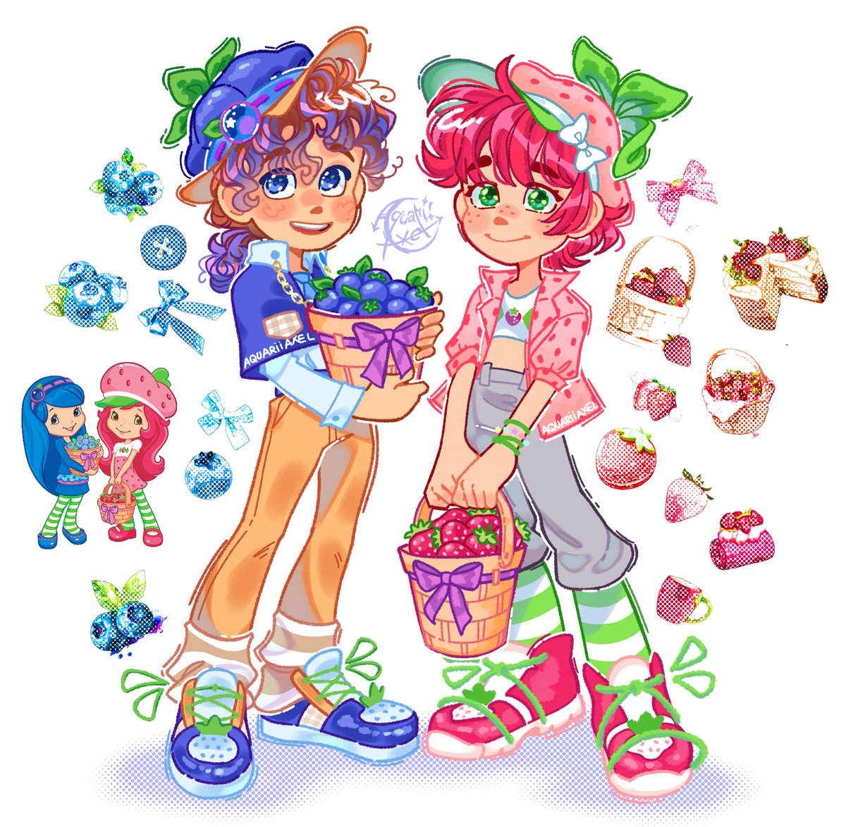 🍓✿°•∘Ꭶ𝗍rᥲᥕᑲᥱrrᥡ Ꭶһ᥆r𝗍ᥴᥲkᥱ∘•°✿🫐
Ahora juntamos a los dos Berry mas iconicos en un render. (No se porq me encanta tanto el render original ayuda!) (¬◡¬)✧
#strawberryshortcake