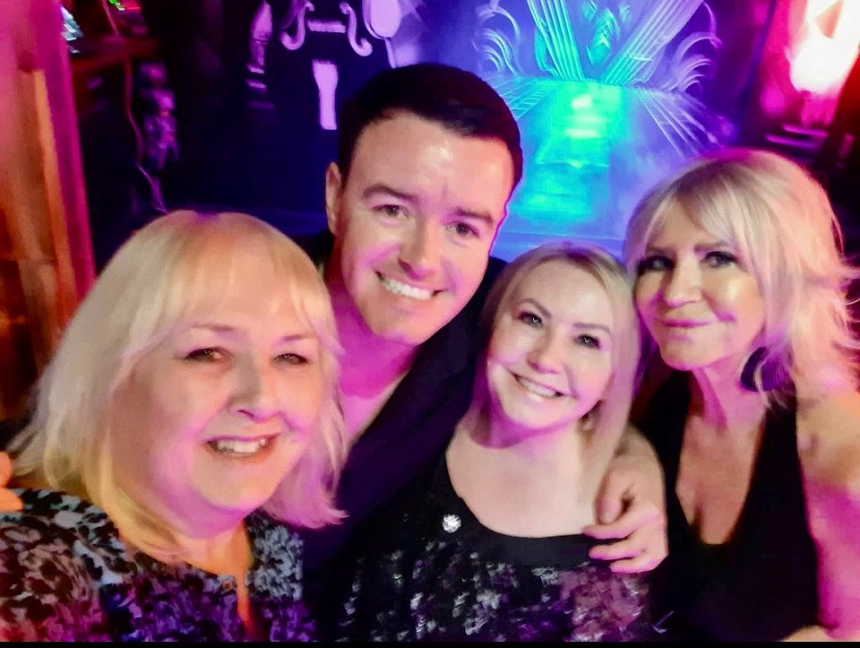 Great night in Ruby blues  with the girls &amp; the great George 🎤🥂😁