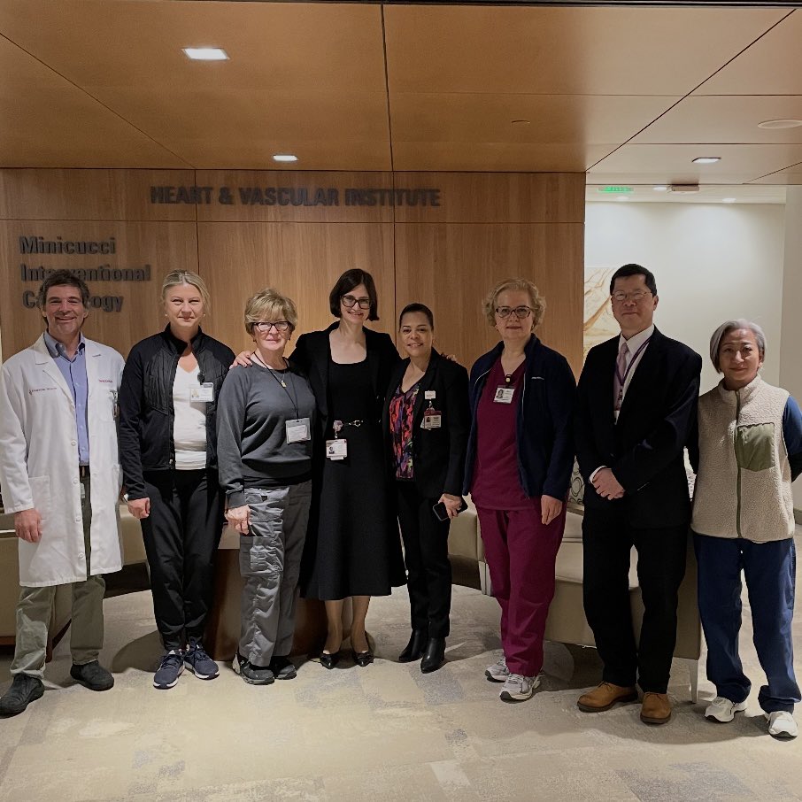 KoulovaAnna's tweet photo. This past week marks a big milestone for our CMR program. We rolled out 4d flow sequences to enhance our protocols for valvular heart disease and aortopathy. Grateful for our amazing interdisciplinary team and for the support from @StamfordHosp. @SCMR #whycmr @theCT_ACC https://t.co/owwKvvMmN8