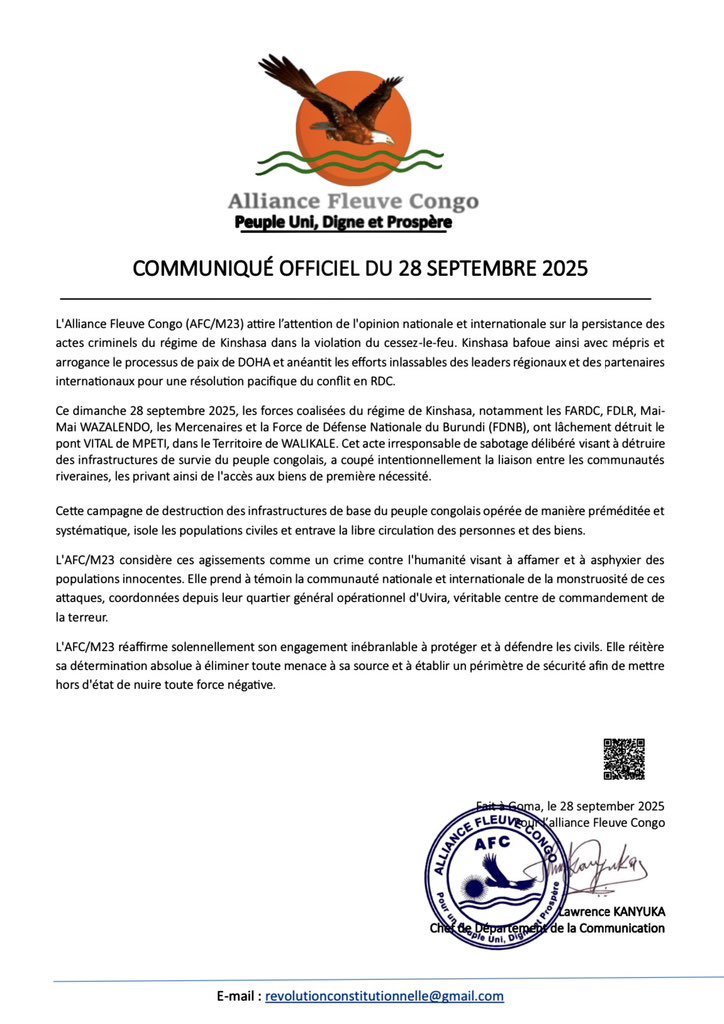 Lawrence KANYUKA tweet media