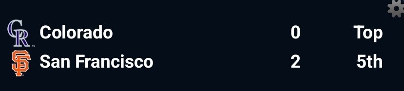 mspi's tweet image. #SFGiants, let&apos;s continue with 🧹 the #Rockies in #OraclePark !