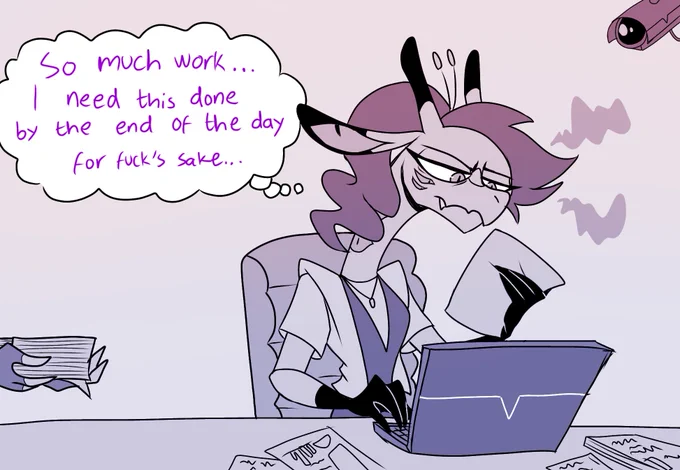 Just Voxtek employee shenanigans ✨📺 (1/2)

#HazbinHotelFanart #HazbinHoteloc 