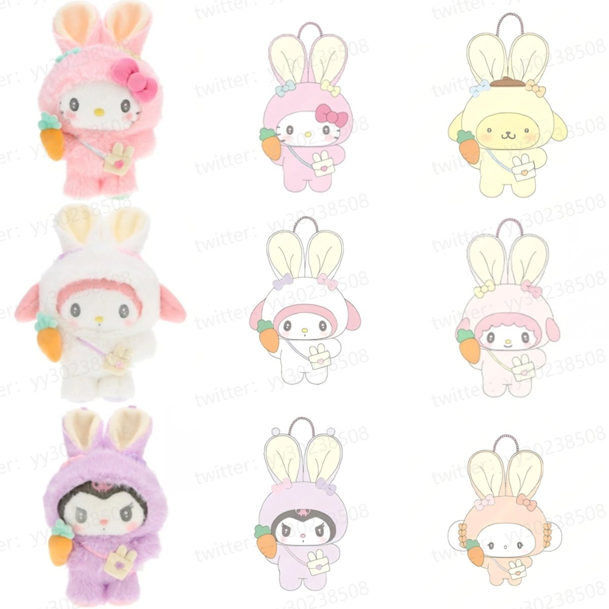 yy30238508's tweet image. 🐰🐰🐰🐰

#サンリオ #マイメロディ #クロミ #ハローキティ #シナモロール #ポムポムプリン #ポチャッコ #こぎみゅん
