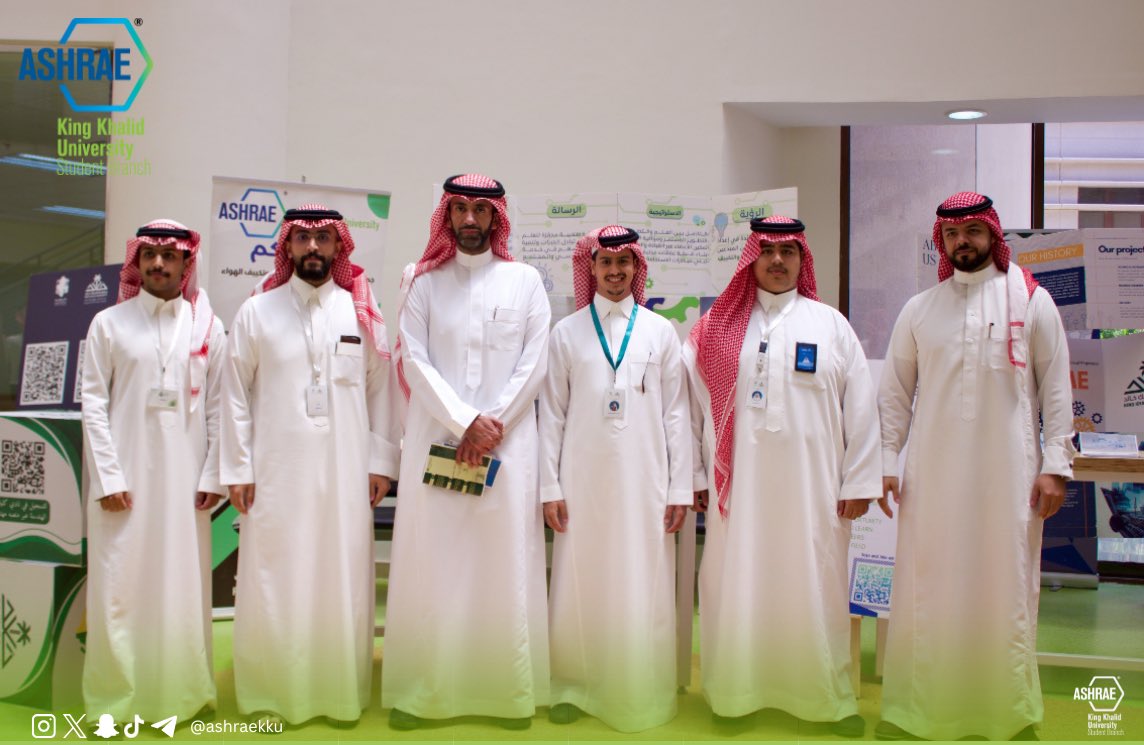 ASHRAE_ABHA's tweet photo. 📍أقامت كلية الهندسة يوم الأحد 21 سبتمبر 2025م 
معرض الكيانات الطلابية برعاية سعادة العميد @SaeedAlqadhi وبحضور وكلاء الكلية ورؤساء الأقسام.
شهد المعرض مشاركة الأندية والجمعيات الهندسية
حيث برز جناح جمعية ASHRAE كأحد الجمعيات الهندسية الرائدة .
@ashraenews https://t.co/Q1rLCabdDH