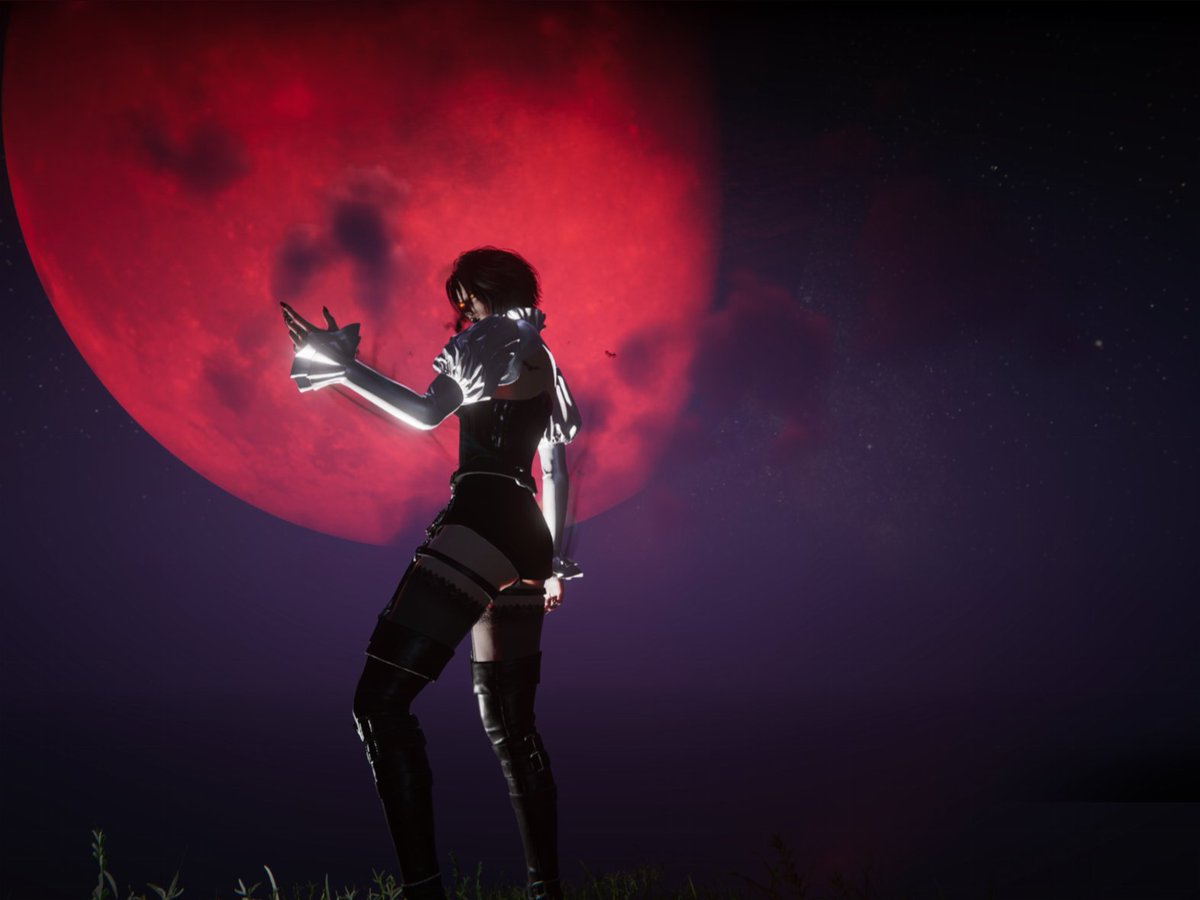 Studio_Echo_'s tweet photo. Our moon has risen, I have laid dormant for far too long. But now i have risen, let the blood hunt begin! 🩸🦇
#OnceHuman_ #OnceHuman_JP #oncehumanmobile

#OnceHuman #roleplaying #gaming #openworld #VirtualPhotography #MMO #survival https://t.co/thlDnCNcAv