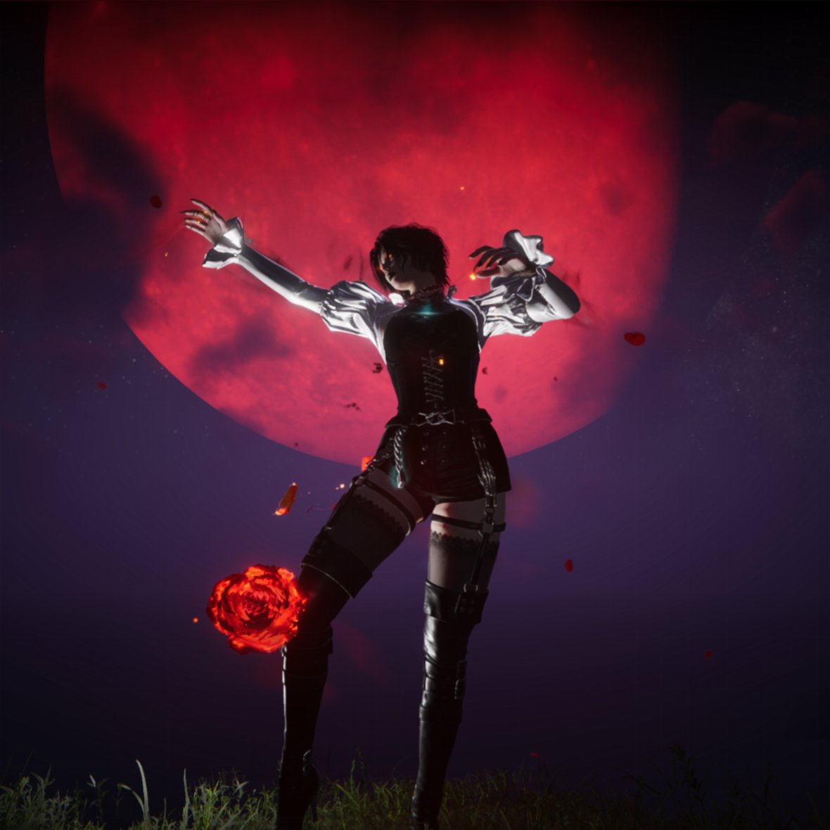 Studio_Echo_'s tweet photo. Our moon has risen, I have laid dormant for far too long. But now i have risen, let the blood hunt begin! 🩸🦇
#OnceHuman_ #OnceHuman_JP #oncehumanmobile

#OnceHuman #roleplaying #gaming #openworld #VirtualPhotography #MMO #survival https://t.co/thlDnCNcAv