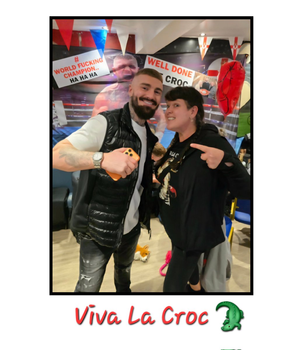 Ja9Ramsey's tweet photo. Just me and our wee World Champion @lewiscrocker1 like!
#championoftheworld #owc #theresonlyonelewiscrocker #belfastboxers #sandyrow #victoryparade #vivalacroc #celebrategoodtimes #🐊🐊🐊 https://t.co/ZPsfSXQ8Sm
