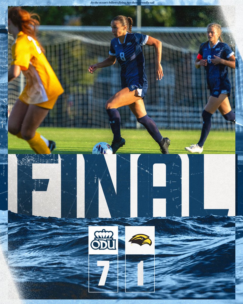 ODUWomensSoccer's tweet image. 𝐅𝐈𝐍𝐀𝐋

Monarchs slot 7 past the Golden Eagles

#ODUSports | #Monarchs |  #ReignOn