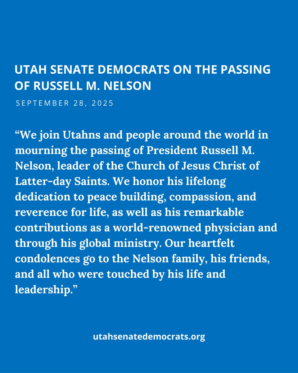 Utah Senate Democrats tweet media