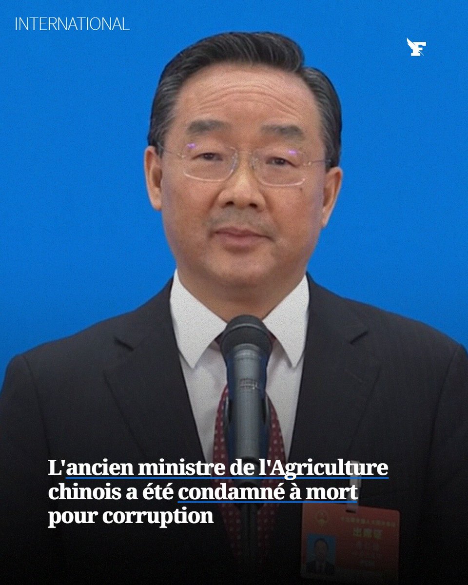 Le_Figaro's tweet photo. Cette condamnation est la dernière en date de la vaste campagne anticorruption menée par le président chinois, Xi Jinping, qui a fait tomber plusieurs personnalités de haut rang. →https://t.co/deSzsvqbbe https://t.co/5yVB7Mm8CF
