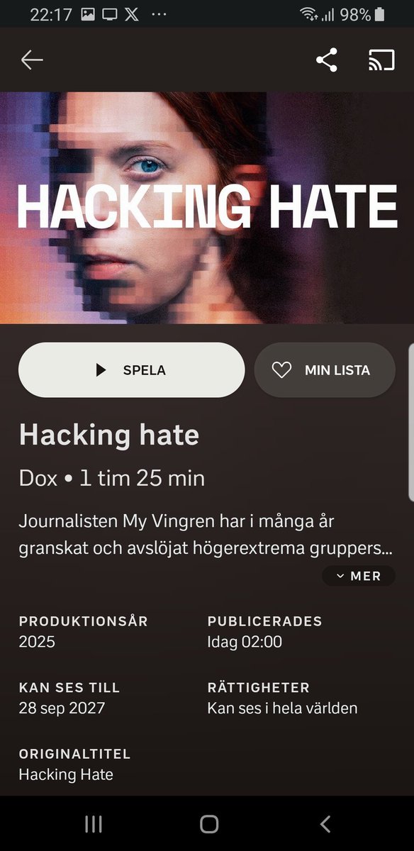SvT fortsätter att sponsra vänsterextrema Expo. Tänk om dom ngn gång för objektivitetens skull skulle granska den våldsbenägna vänstern också. Det finns inte på vänstervridna SvT:s karta. Därför anser jag: lägg ner skiten. Mina skattepengar ska inte gå till Expo. #svpol