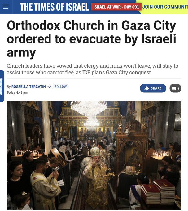AyshaSusmaz's tweet photo. @bennyjohnson These Churches were bombed in Gaza, why’s your outrage selective? https://t.co/Nd8MVWhc3E