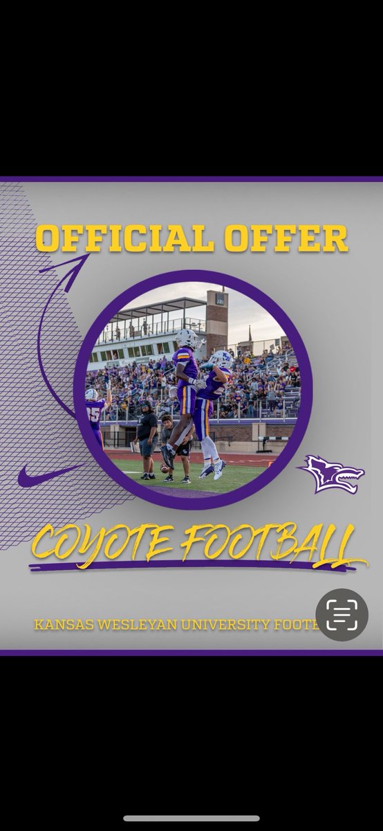 Blessed to receive an offer to keep grinding academically and athletically. Big thanks to my coaches and teammates for pushing me to improve.
<a href="/QBcoachsnyder/">QBcoachsnyder</a> <a href="/kwufootball/">Kansas Wesleyan University Football</a> 
<a href="/KjarEric/">Eric kjar</a> <a href="/CODY_GARDNER/">Cody Gardner</a> <a href="/CCHSFOOTBALL_/">CornerCanyonFootball</a> <a href="/CoachRodregisS/">Rodregis Smith</a> <a href="/TheCoachLong/">Coach Long 🏈</a> <a href="/mjfrecruits/">MJF Football Recruiting</a> <a href="/kaizen_strength/">Kaizen Strength</a>