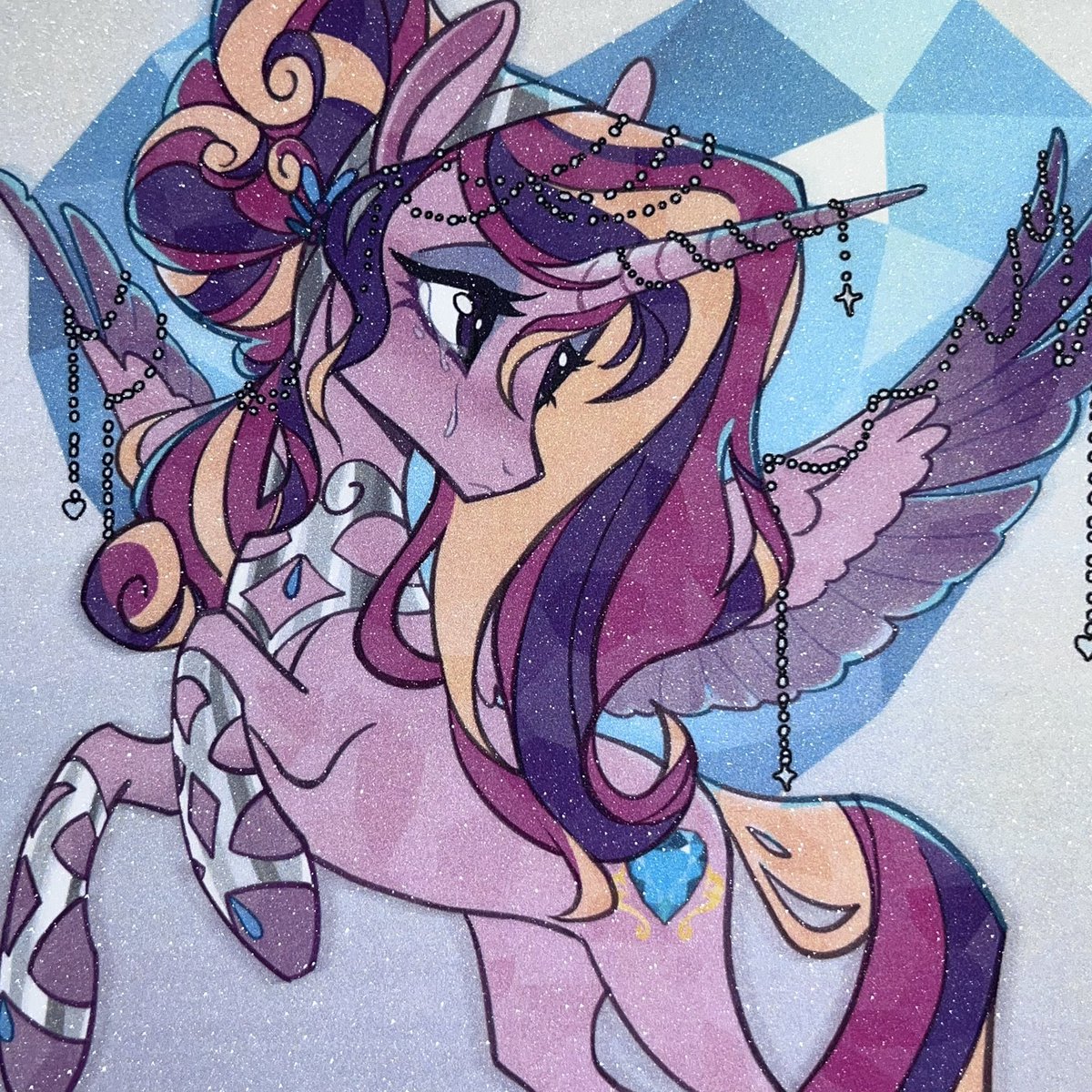 peachmichea's tweet photo. Empress of the Crystal Empire, princess of love. #mlp https://t.co/QtWUsg7e5P