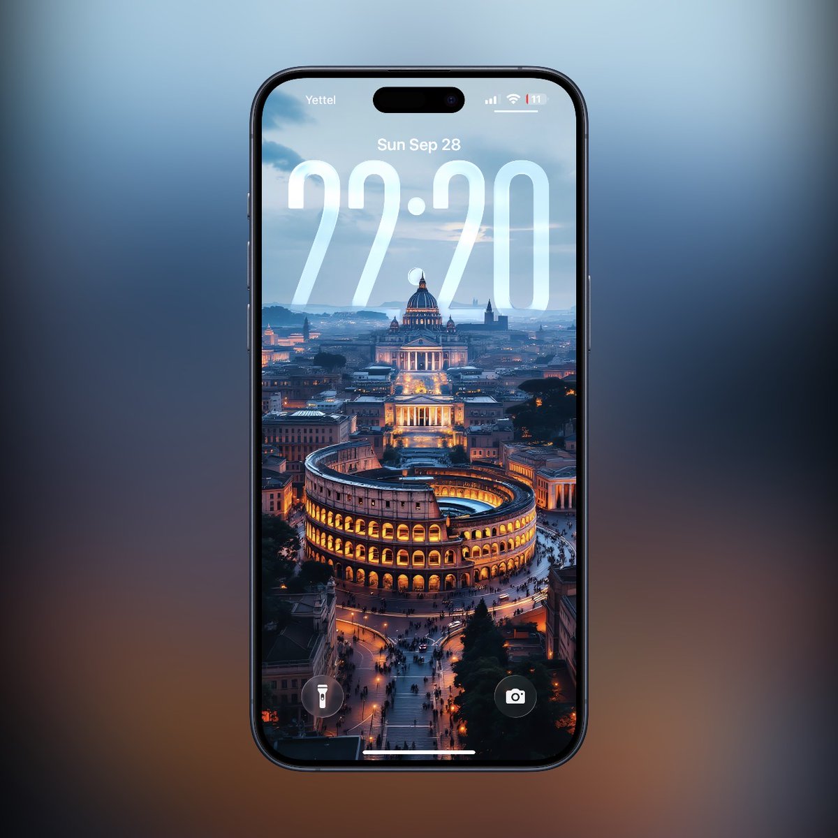 vukandric's tweet image. Awesome depth effect wallpaper for #ios26 lockscreen