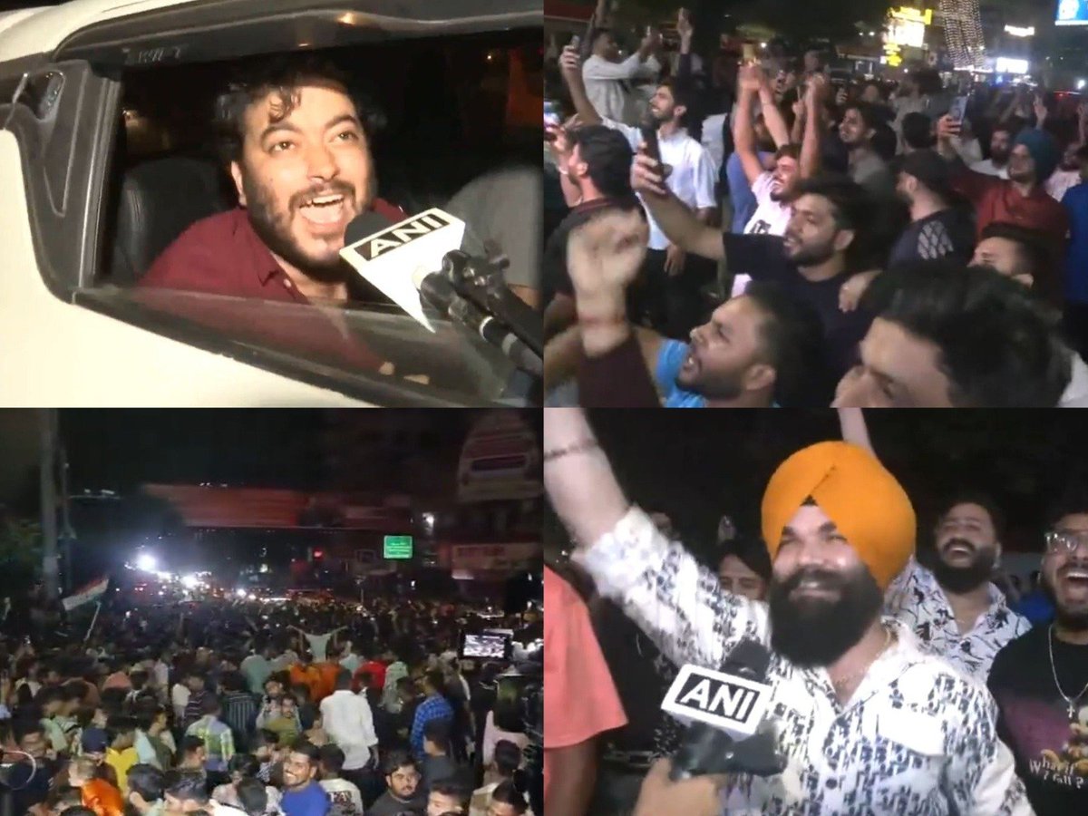 ani_digital's tweet photo. "Pehle humne Sindoor lagaya tha aur ab Tilak": Jubilant fans erupt as India wins Asia Cup

Read @ANI Story |
https://t.co/mhm37HZrno
#INDvPAK #AsiaCup #TeamIndia #fans https://t.co/BLHVWRqw41