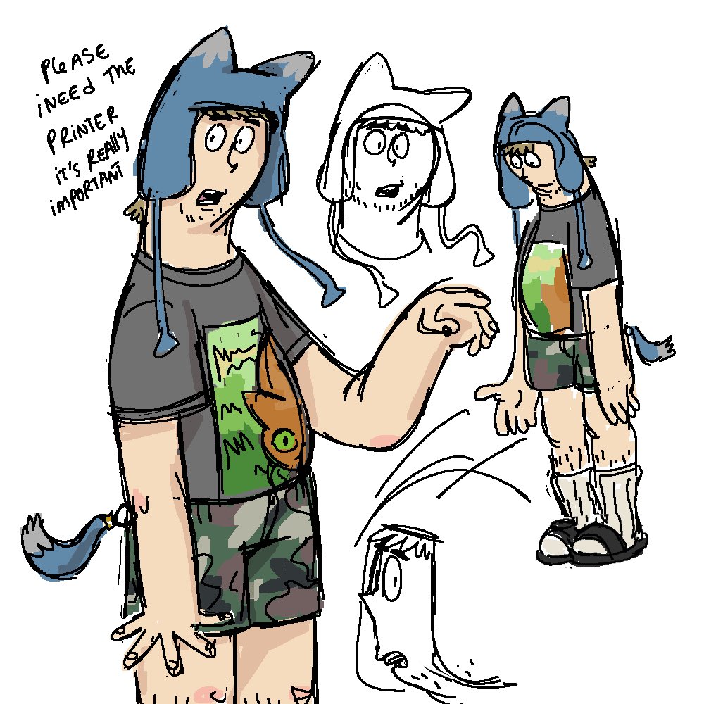 character for a short im writing his design might change a bit