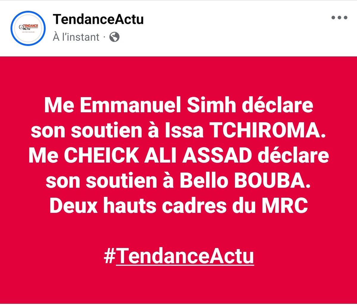 #TendanceActu