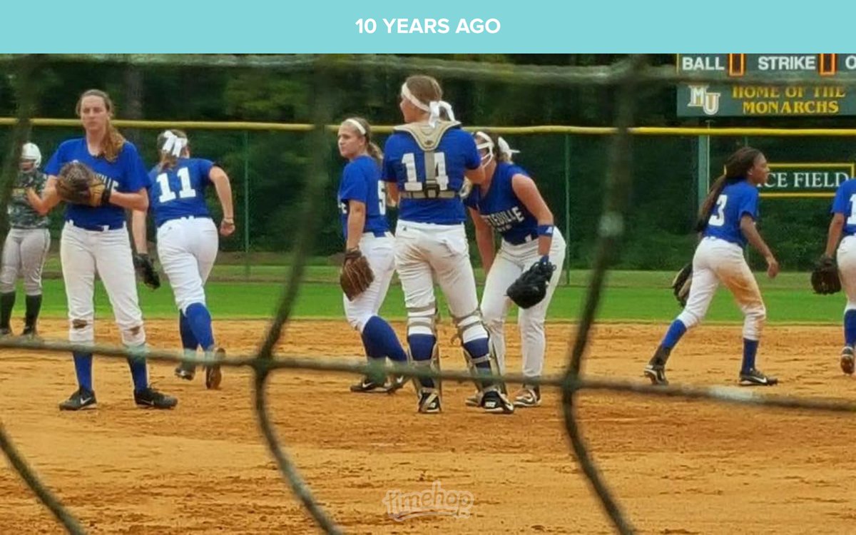 Not sure what is crazier. The fact I was a senior in college 10 years ago or the fact little did I know that me playing fall ball at MU would end up meaning so much more to me now.