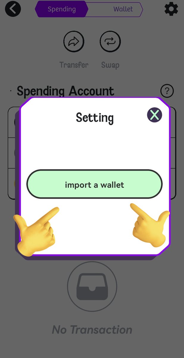 Sofnasci87's tweet image. How to import your wallet for $SOL moves (via Private Key):

1️⃣ Wallet Menu
2️⃣ Settings
3️⃣ Tap Import Wallet
4️⃣ Enter Private Key (NOT seed phrase!)

Get your $SOL moving! 🚀

Follow me &amp;amp; join our community! 👇

🔗 discord.gg/QYhMrXJ3sz

#M2E @The_Life_Bomb #Solana