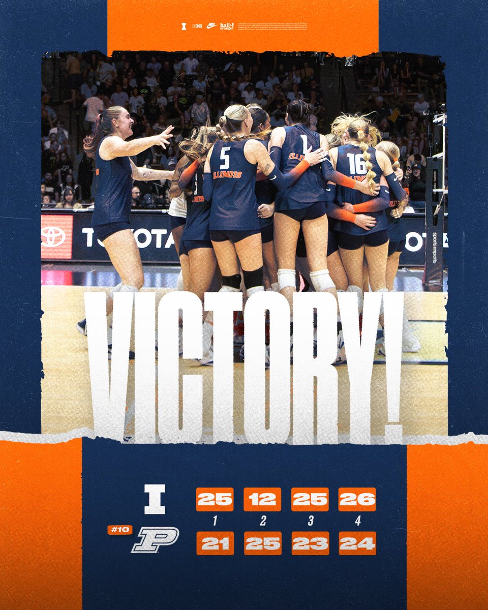 Illinois Volleyball tweet media