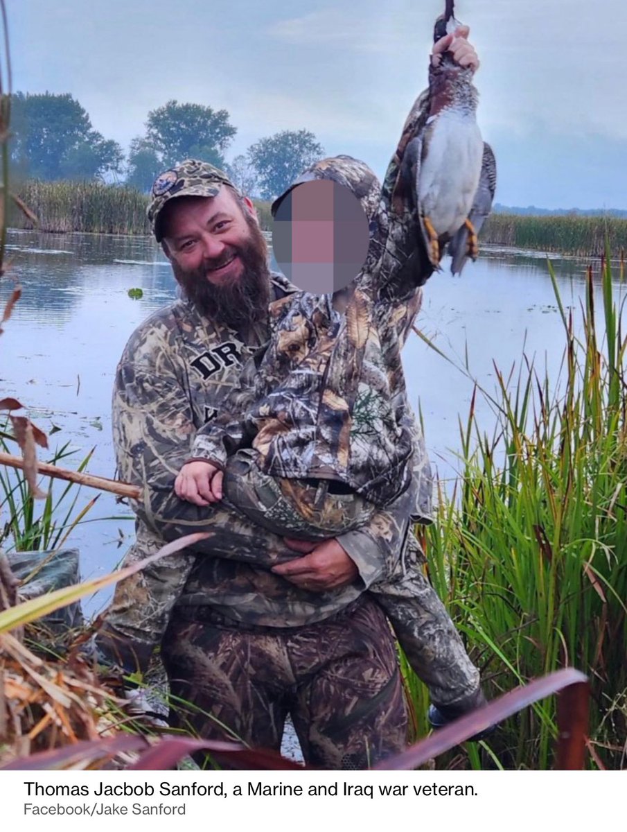 Laurieluvsmolly's tweet photo. MAGAs were quick to infer the MI church shooting was a “leftist” and/or committed by “they”, whoever they is?
Turns out it was Iraq veteran with a wife and 10 year-old son with congenital medical issues who was a Trump supporter, but the motive as to why Thomas Sandord attacked the Church of Latter Day Saints isn’t known yet.
Seriously, people need to check themselves on placing blame until information is verified.
Tragic story all around.
Sources: NYT, NY Post, FB