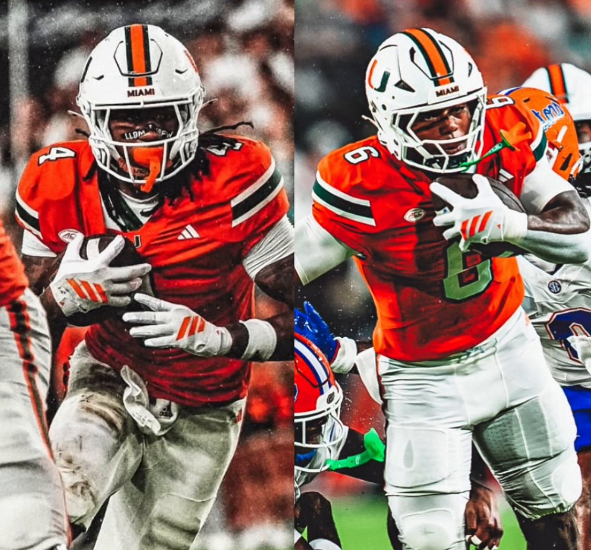 Miami’s RBs through four: 

Fletcher —              Marty —

433 TOT YDs        281 TOT YDs
5 TOT TDs              5 TOT TDs
5.9 YPC                   4.2 YPC 

Bully ball.