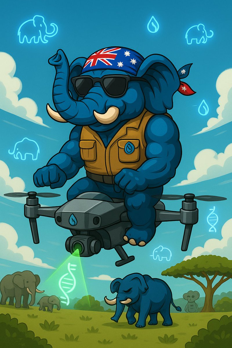 Halo_Nfter's tweet photo. 🚁 Elephants carry the code. Mammoths wait inside. #DNAKey
