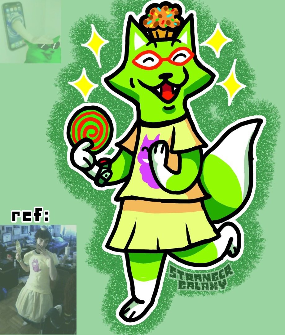 Radiation Fox I was bored so here you have a radiation fox draw # ...