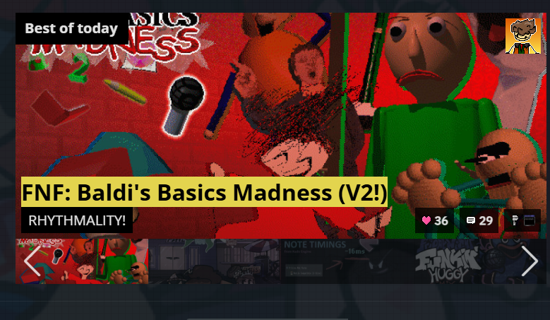 BaldiMadness's tweet photo. Thank you for the overwhelming support, there's more to come! ❤️ https://t.co/Mh4h1TTwfF
