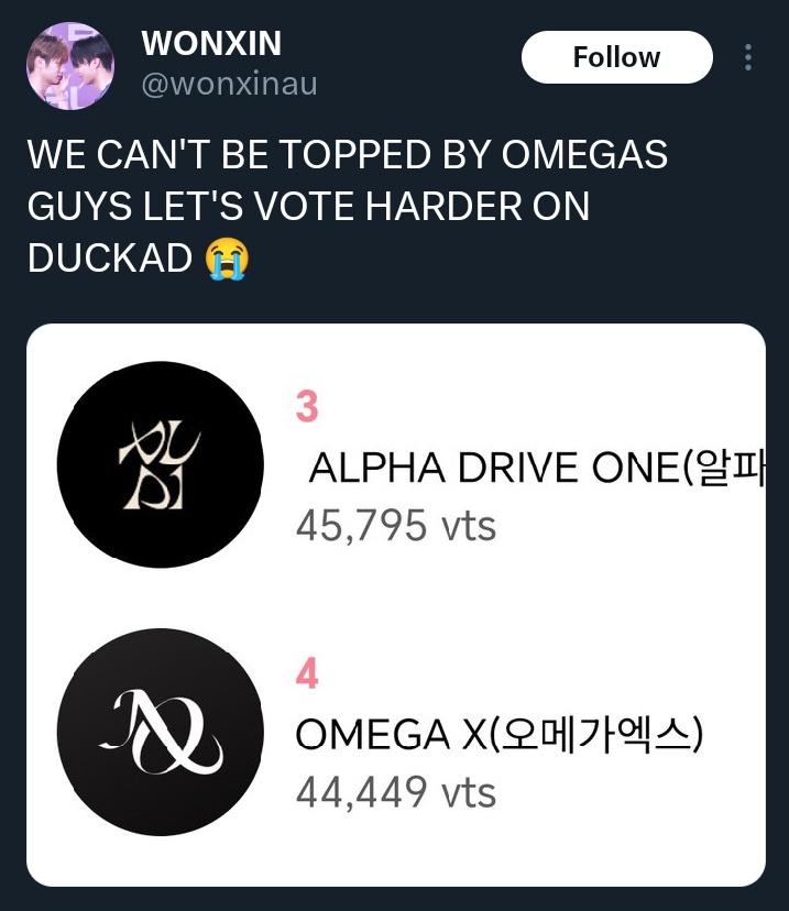 What about this??

#OMEGA_X