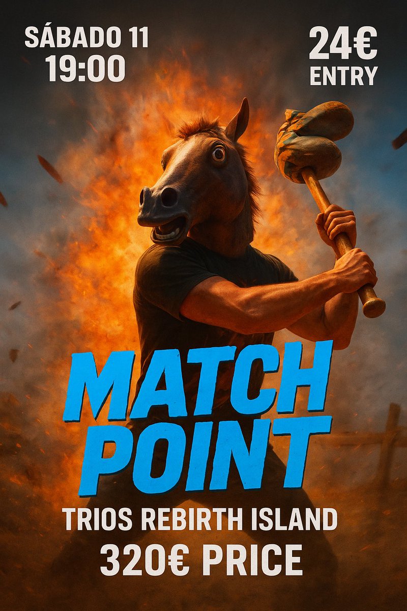 zPATRON CUSTOMS

📖​ | Tríos Rebirth Island
🎫 | Entry 24€
💰 | 320€ Pricepool
📅 | Saturday 11 October
⏰ | 19:00 🇪🇸
🕹️ | MATCH POINT
🌎 | Host EU