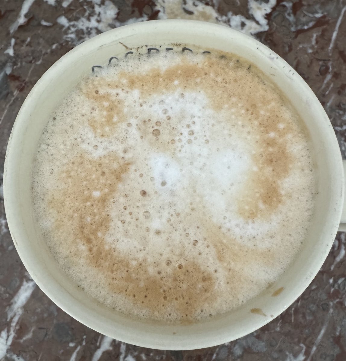 PRProSanDiego's tweet image. Sunday latte Rorschach test #123. What do you see? #coffee #freeyourmind