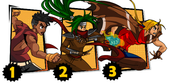 SoulFighters_'s tweet photo. Which fighter should join Soul Fighters next? 
👇 
1️⃣ Tre – Speed &amp; pressure 
2️⃣ Shin – Silent assassin 
3️⃣ Roy – Power &amp; aerial combos  

⚔️ Comment your vote (1, 2 or 3) &amp; back the fight: 

👉https://t.co/D7fkllJvz5  

#SoulFighters #KickStarter #Indiedev #Evo #fgc  #indiegames https://t.co/fgwjeSIMhE