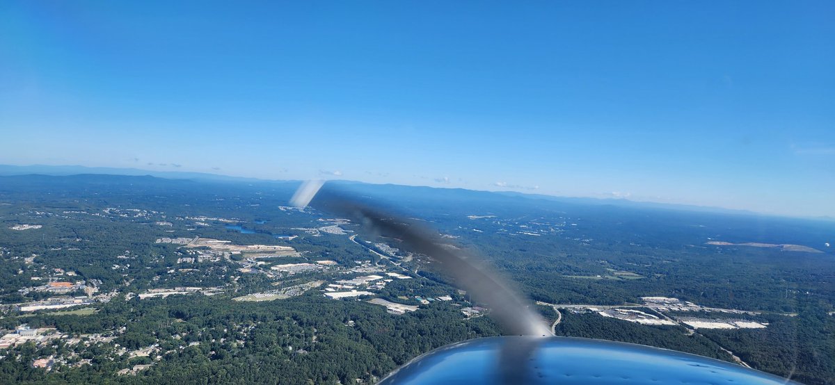 A CAVU morning today... treated myself to a late morning flight after running a 5k